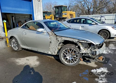 2005 Lexus Sc 430 z USA, uszkodzony, nr VIN JTHFN48Y850071367